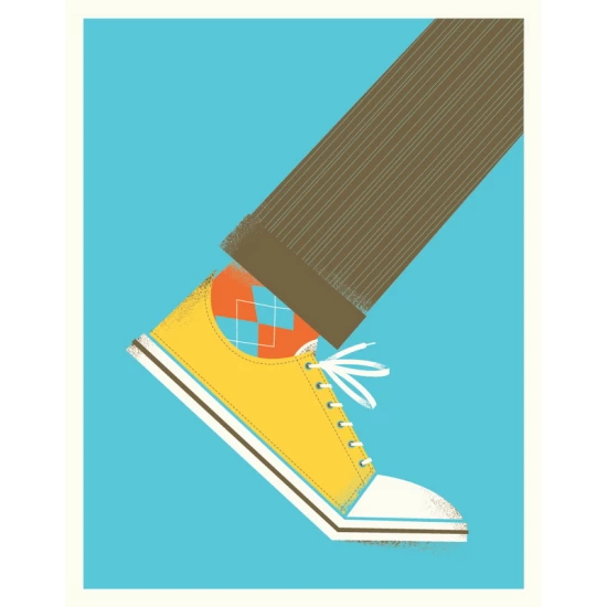 Argyle Sock by Brent Couchman
