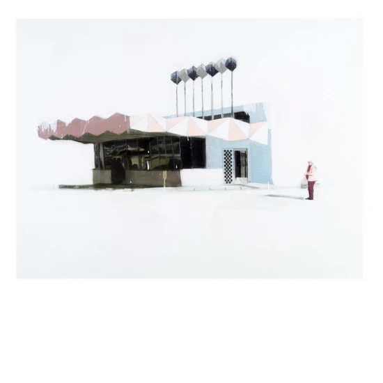 Waiting #66 print by Brett Amory