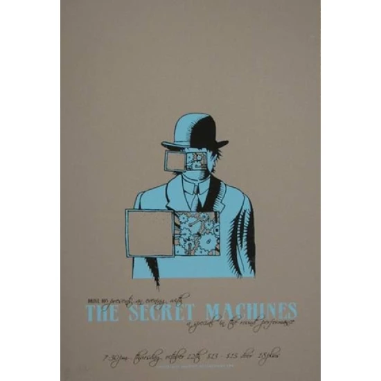 The Secret Machines Concert Poster