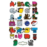 Alphabet print by Burlesque (SOLD OUT)