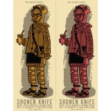 Shonen Knife Concert Poster by Guy Burwell