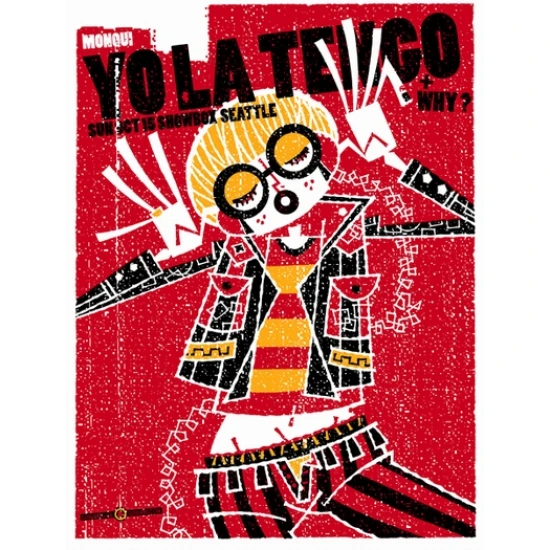 Yo La Tengo Concert Poster by Guy Burwell (SOLD OUT)