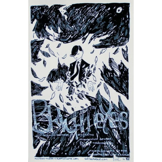 Bright Eyes Concert Poster by Chris Williams (SOLD OUT)