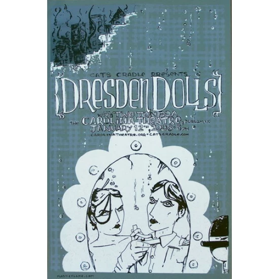 The Dresden Dolls Concert Poster by Chris Williams