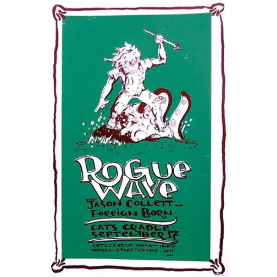 Rogue Wave Concert Poster by Chris Williams