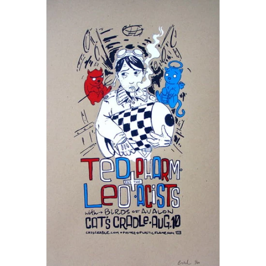 Ted Leo and the Pharmacists Concert Poster by Chris Williams (SOLD OUT)