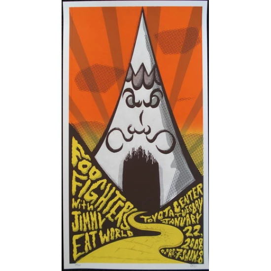 Foo Fighters Concert Poster by Clint Wilson (SOLD OUT)