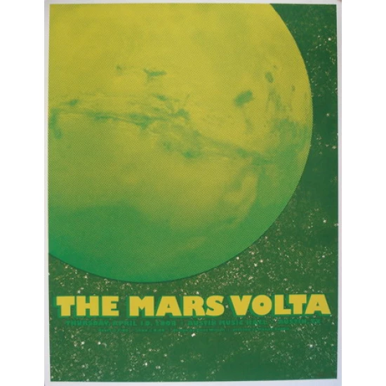 Mars Volta Concert Poster by Clint Wilson