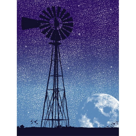 High As The Moon art print by Clint Wilson (SOLD OUT)