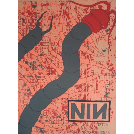 Nine Inch Nails Concert Poster by Clint Wilson (SOLD OUT)