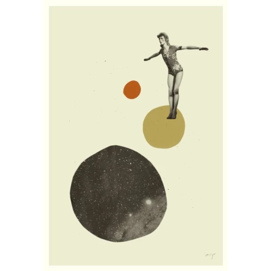 David Bowie abstract print by Concepcion Studios