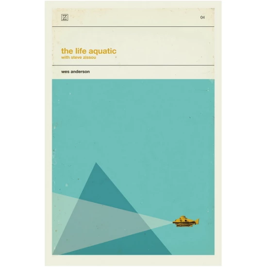 The Life Aquatic movie poster by Concepcion Studios