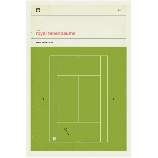 The Royal Tenenbaums movie poster by Concepcion Studios