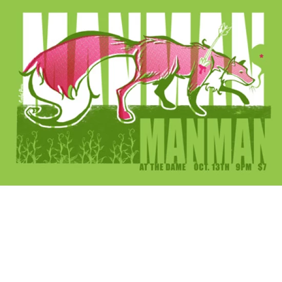 Man Man Concert Poster by the Cricket Press (SOLD OUT)