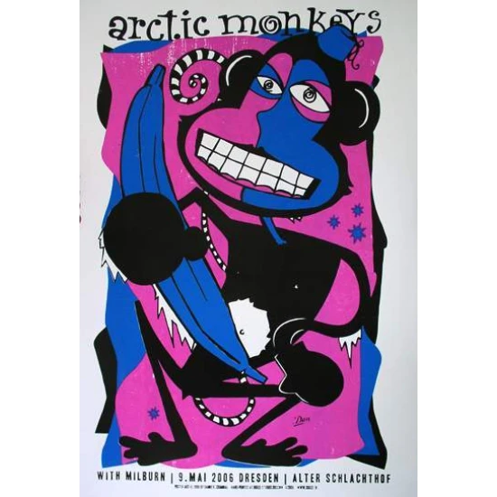 Arctic Monkeys Concert Poster by Danny Criminal (SOLD OUT)
