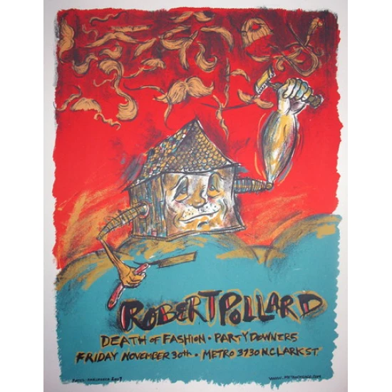 Robert Pollard Concert Poster by Dan Grzeca