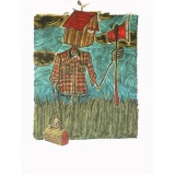 The Reluctant Woodsman Print by Dan Grzeca