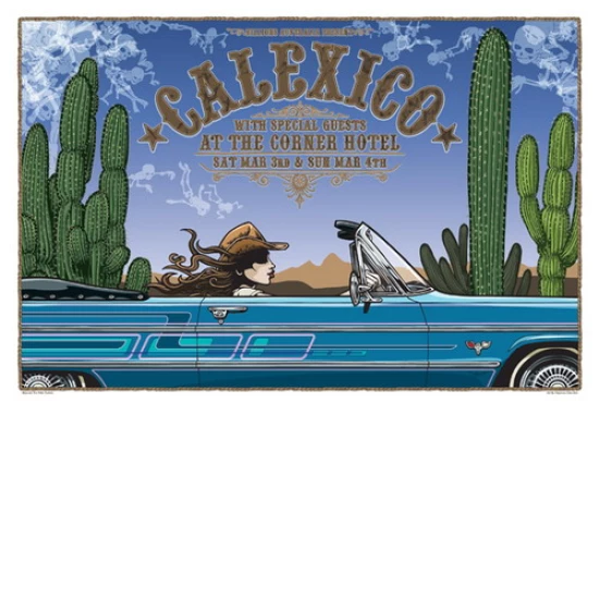 Calexico Concert Poster by Daymon Greulich