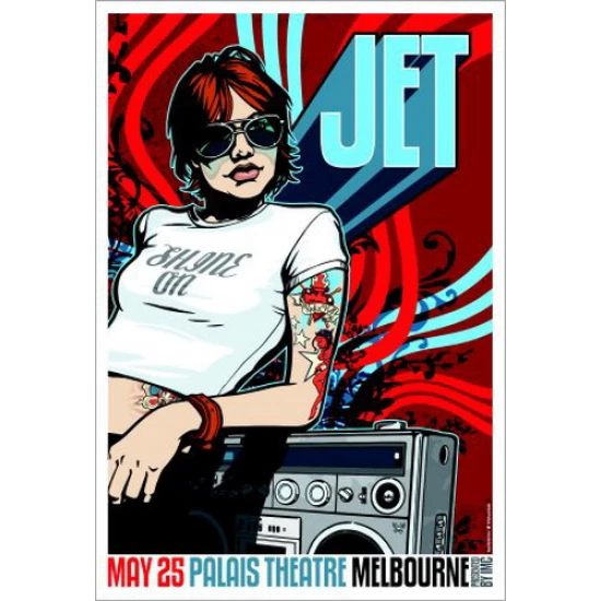 JET Concert Poster by Daymon Greulich (SOLD OUT)