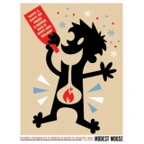 Modest Mouse Houston concert poster by The Decoder Ring (SOLD OUT)