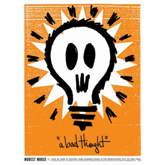 Modest Mouse New York concert poster The Decoder Ring (SOLD OUT)