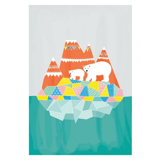 Polar bears print by Dekanimal (SOLD OUT)