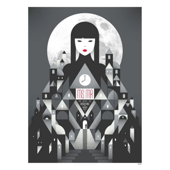 MS MR concert poster by Delicious Design League