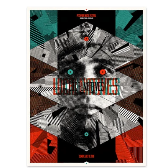 Local Natives Pitchfork cooncert poster by Design  league (SOLD OUT)