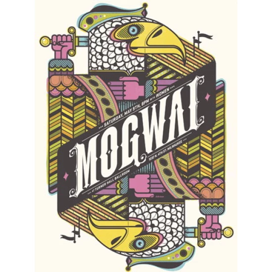 Mogwai Concert Poster by Delicious Design League (SOLD OUT)