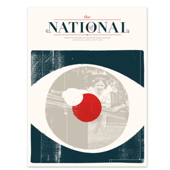 The National concert poster by Delicious Design League (SOLD OUT)