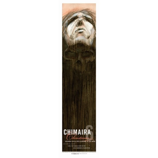 Chimaira Concert Poster by Derek Hess