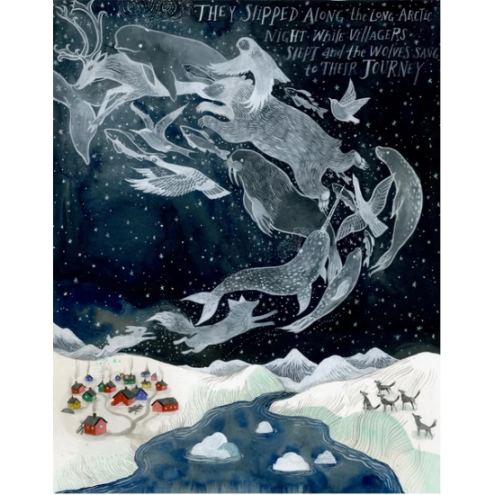 The Long Arctic Night by Diana Sudyka