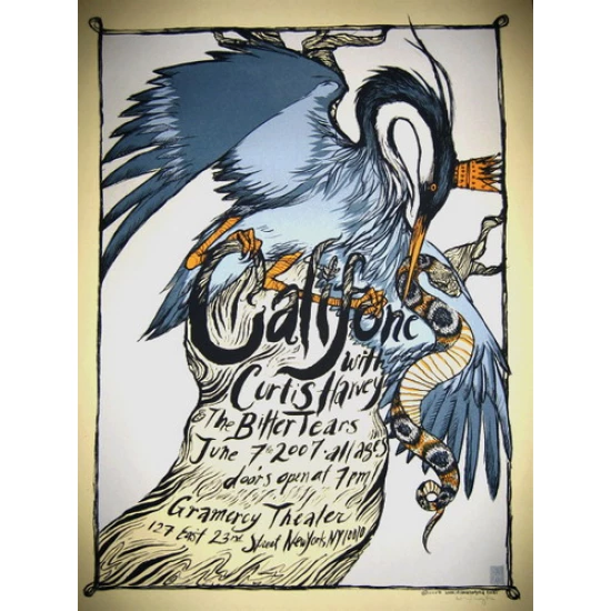 Califone Concert Poster by Diana Sudyka (SOLD OUT)