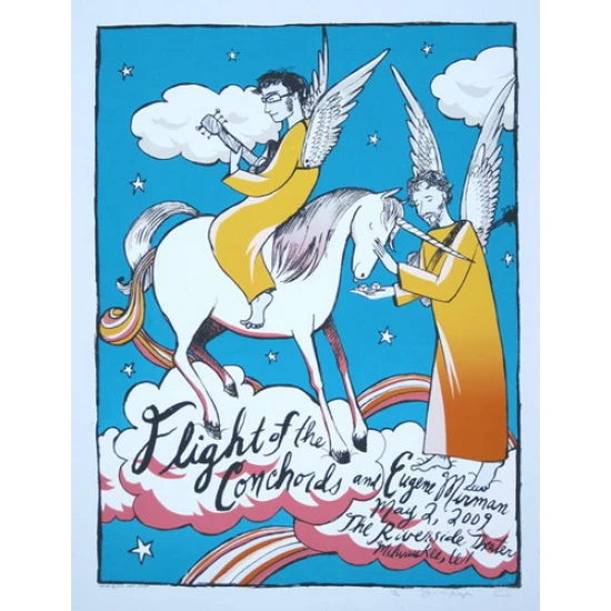 Flight of the Conchords Poster by Diana Sudyka (SOLD OUT)