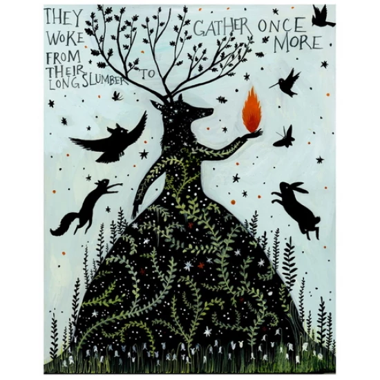 The Gathering print by Diana Sudyka