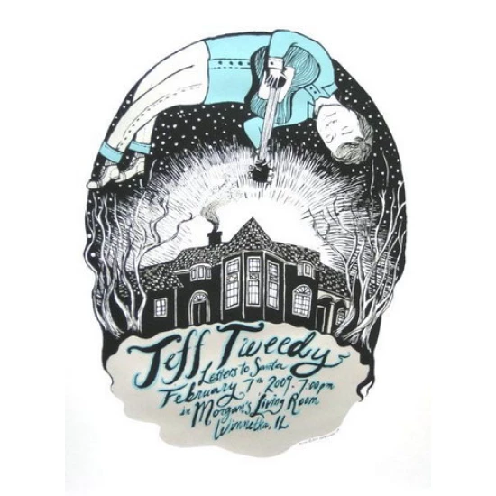 Jeff Tweedy Concert Poster by Diana Sudyka (SOLD OUT)