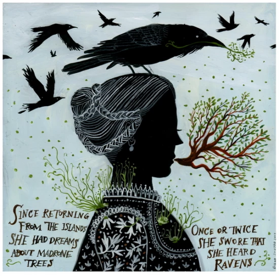 Madrones and Ravens by Diana Sudyka
