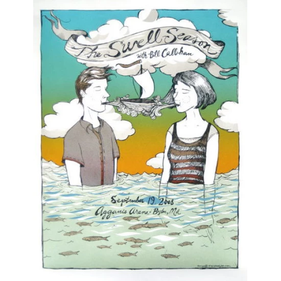 Swell Season Concert Poster by Diana Sudyka