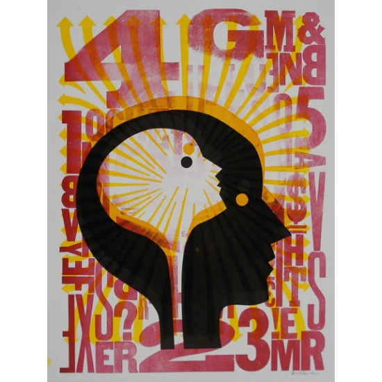 Things in my head art print by Dirk Fowler (SOLD OUT)