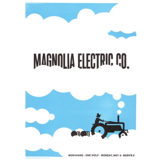 Magnolia Electric Co. Concert Poster by Dirk Fowler (SOLD OUT)