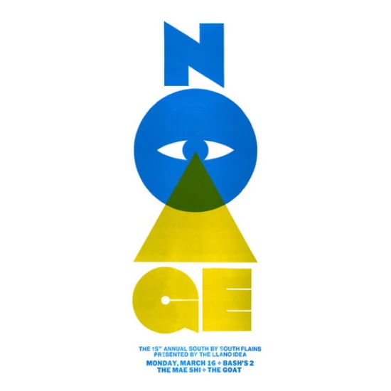 No Age Concert Poster by Dirk Fowler