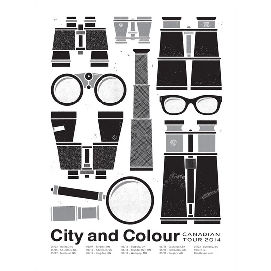 City and Colour concert poster by Doublenaut