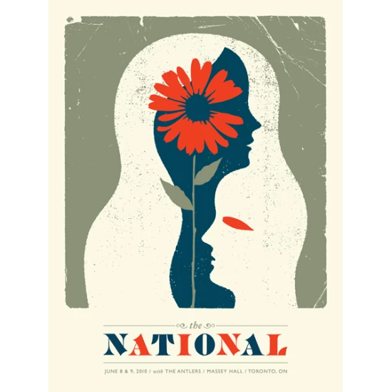 The National concert poster by Doublenaut (SOLD OUT)