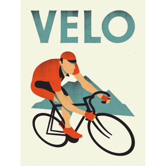 Velo bicycle print by Doublenaut (SOLD OUT)