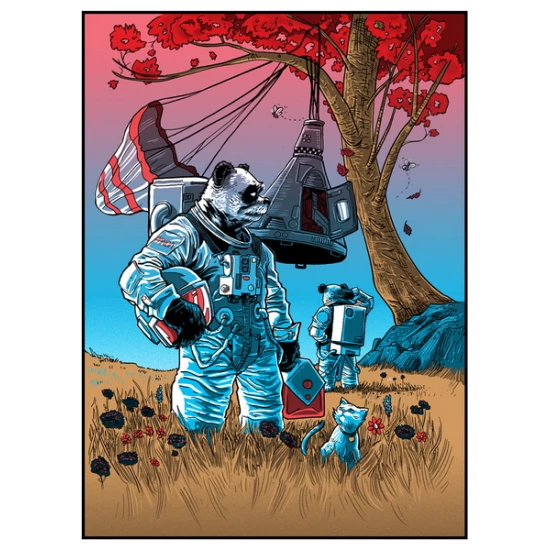 Astro Pandas by Tim Doyle
