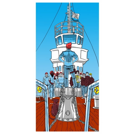 Bad Dads - The Life Aquatic print by Tim Doyle