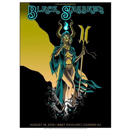 Black Sabbath concert poster by Tim Doyle (SOLD OUT)