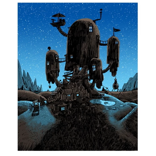 Unreal Estate 3 - Dawn over Ooo Variant by Tim Doyle (SOLD OUT)