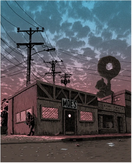 Unreal Estate: Amanda Hugginkiss print by Tim Doyle (SOLD OUT)