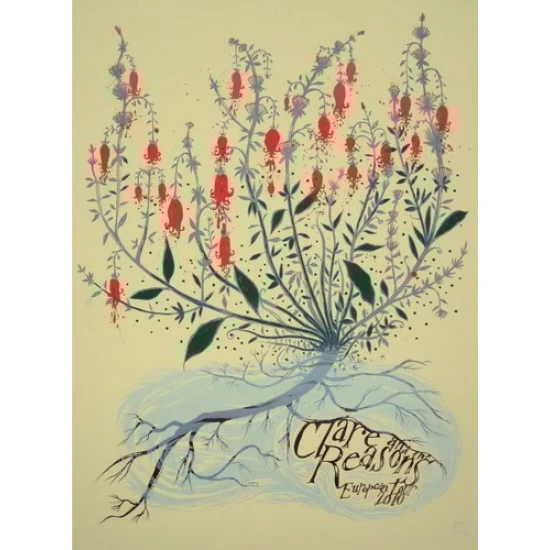 Clare and the Reasons concert poster by Diana Sudyka (SOLD OUT)